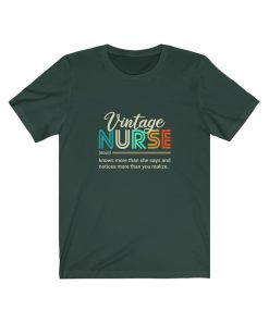 Vintage Nurse T-Shirt for her birthday Gift
