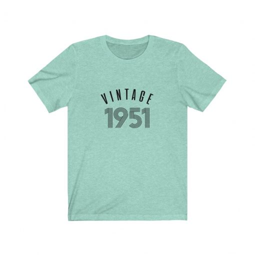 Personalize 1951 Vintage Birthday Shirt