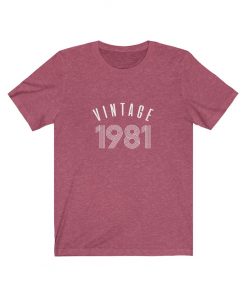 Personalize 1981 Vintage Birthday